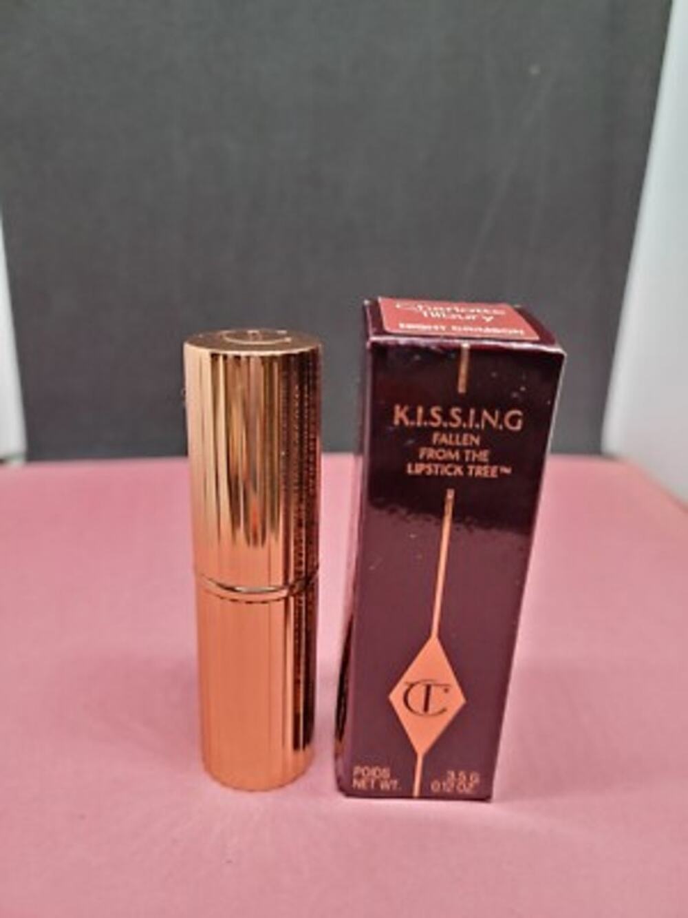 Charlotte Tilbury K.I.S.S.I.N.G Lipstick 0.12oz/3.5g NIGHT CRIMSON